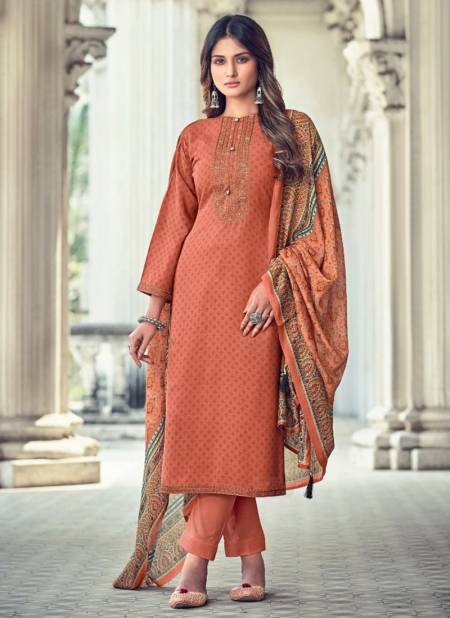 Orange BELA AZAL New Exclusive Wear Designer Fancy Viscose Salwar Suit Collection 3110